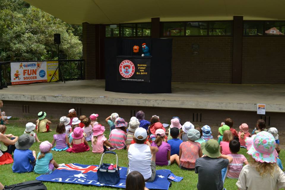 Children's Entertainment, Children’s Entertainers, Party Entertainment For Hire | Puppet Show, Puppetry Workshops - Larrikin Puppets, Brisbane Botanic Gardens Mt Coot-tha