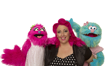 Children's Entertainment, Children’s Entertainers, Party Entertainment For Hire | Puppet Show, Puppetry Workshops - Larrikin Puppets, Elissa Jenkins, Flossy, Marina