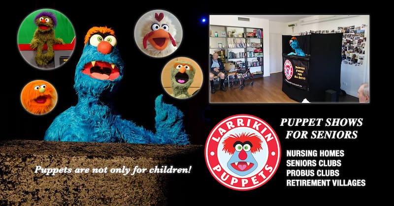 Aged Care - Puppet Show - Larrikin Puppets - Brisbane