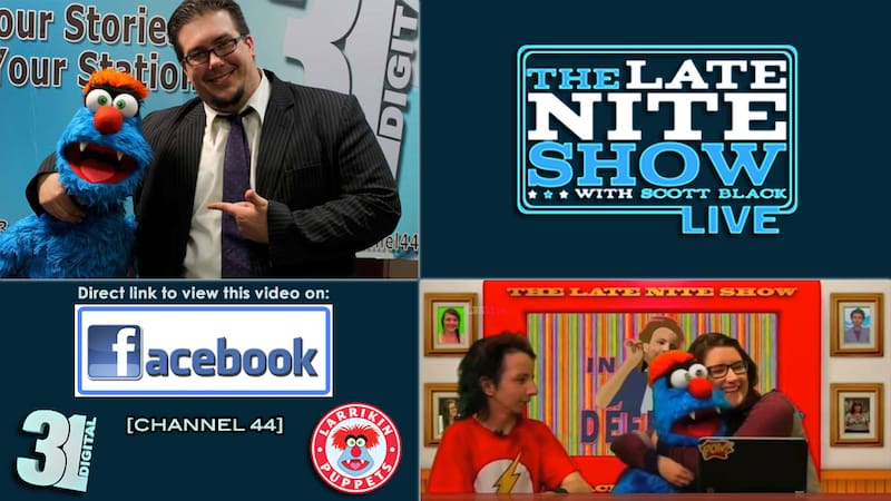 Larrikin Puppets - Film and TV puppetry - The Late Nite Show