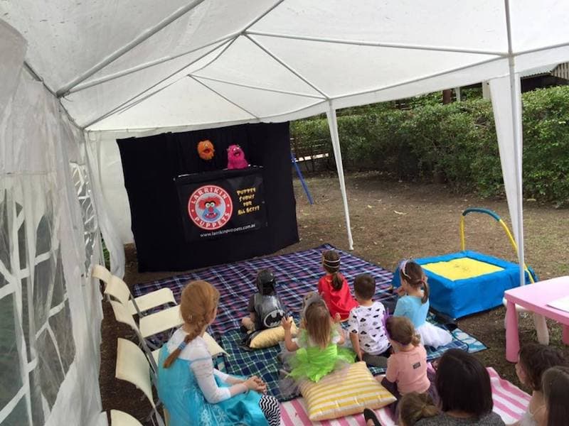Puppet Show - Kids Birthday Parties - Larrikin Puppets - Brisbane