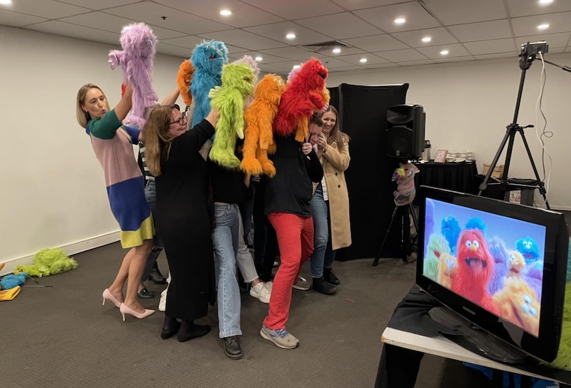High School Media Arts Incursion - Film And TV Monitor Puppetry Workshop