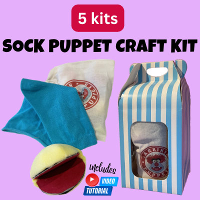 Buy 5 x Sock Puppet Craft Kits