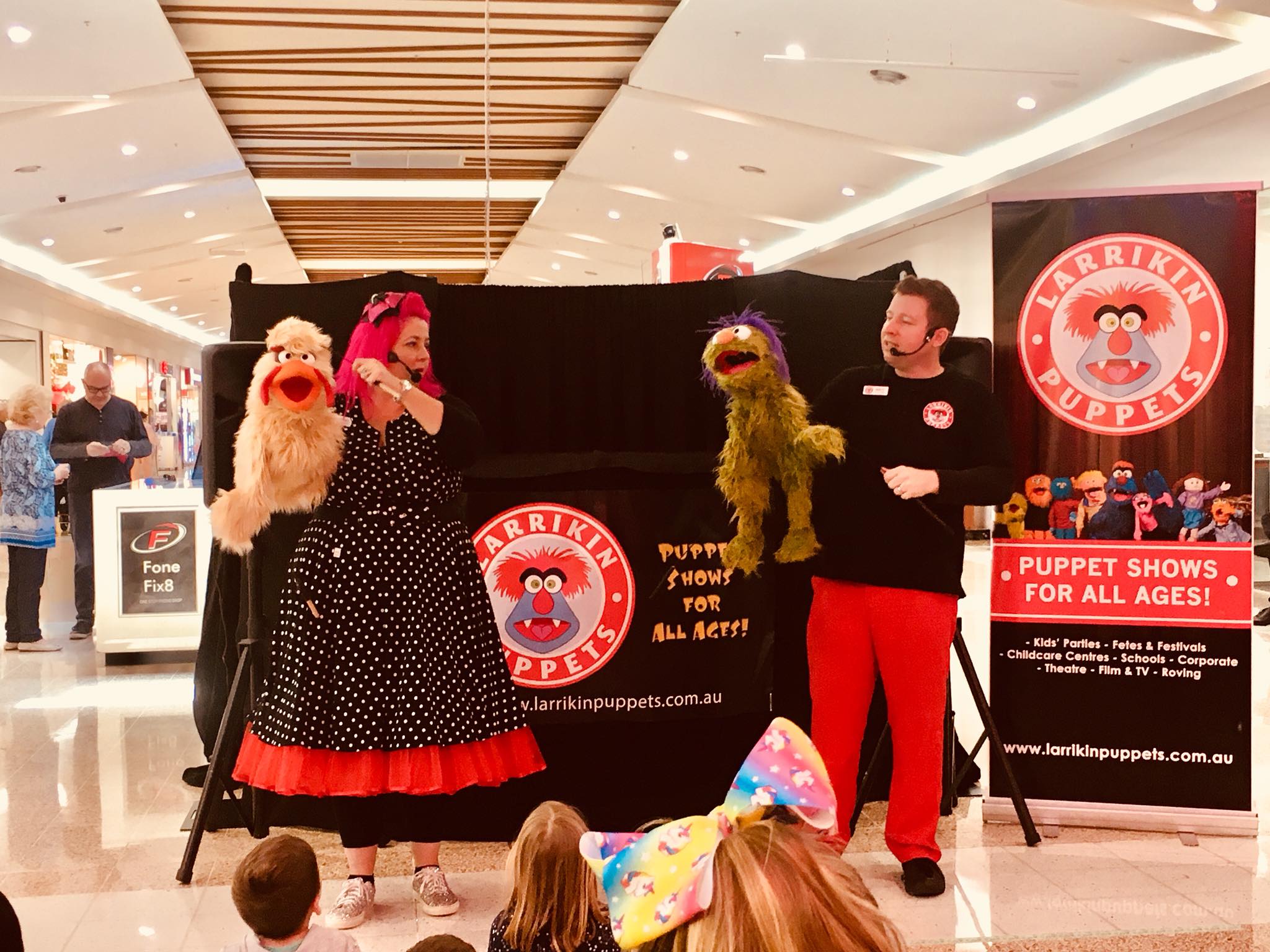Shopping Centre Puppet Show - Children's Entertainment - Brisbane - Queensland
