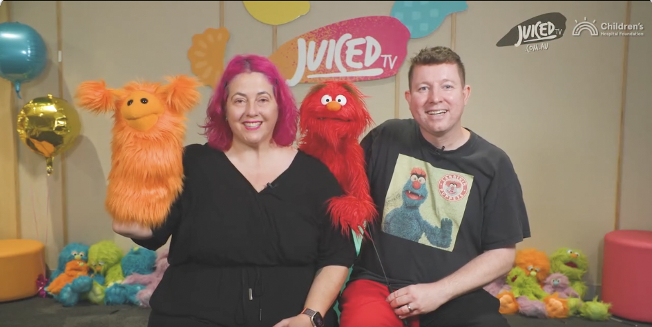 Larrikin Puppets Juiced TV 2024 Queensland Children's Hospital