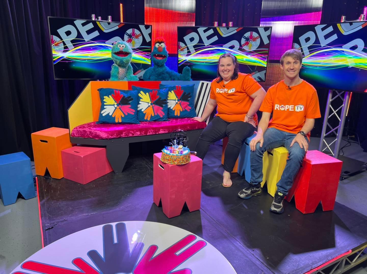 Larrikin Puppets Disability ROPE Inc TV puppetry studio ROPE TV Trending Media Australia puppets