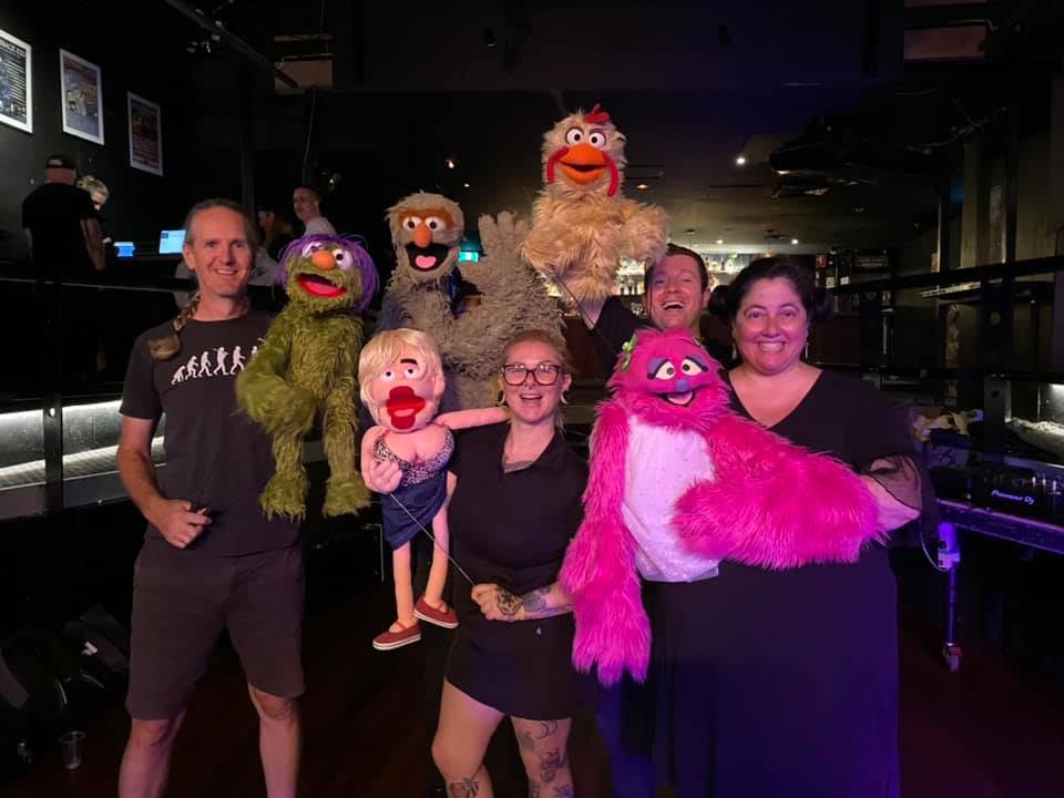 Gutterfire-Eight-music-video-shoot-The-Brightside-Brisbane-2021-Larrikin-Puppets