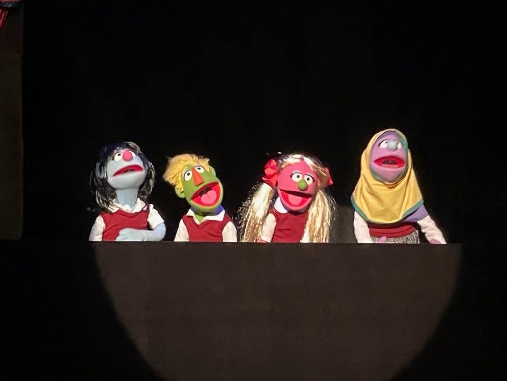 Larrikin Puppets performing Hijabi Girl: A Musical Puppet Show at Kingston Butter Factory Butterbox Theatre 2022