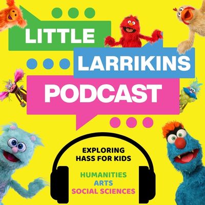 Little Larrikins Podcast by Larrikin Puppets with Zietta Elissa and Puppet Man Brett - Ep 1 - Belonging