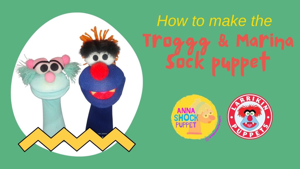 Troggg & Marina Sock Puppet Craft Kit - Instruction Guide
