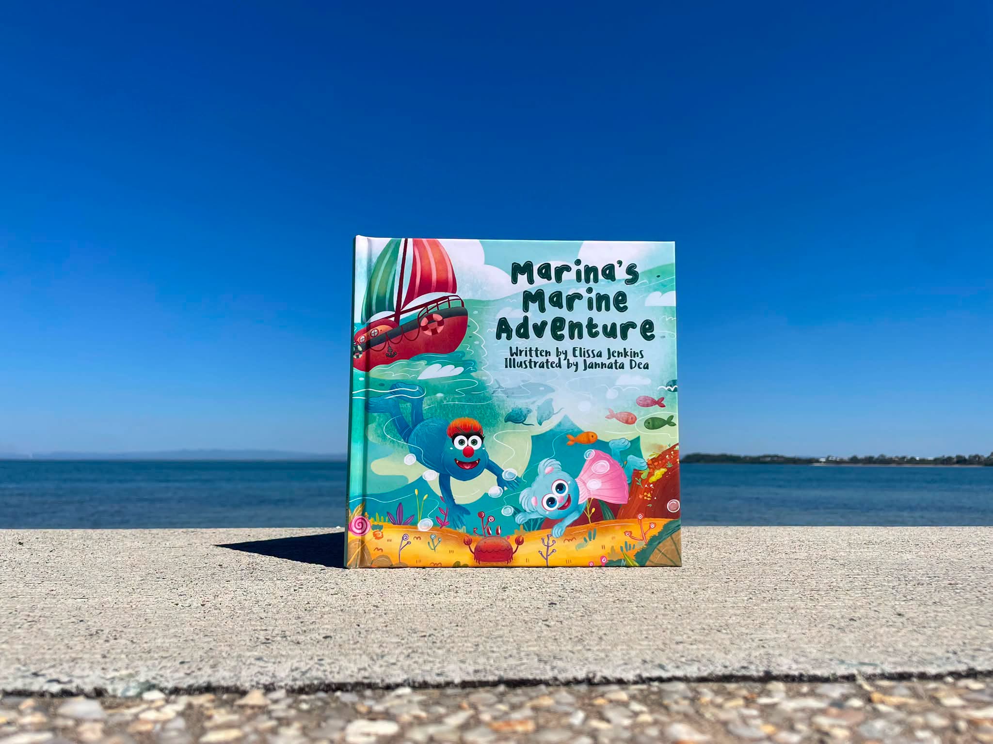 Marina's Marine Adventure by Elissa Jenkins - children's book - Larrikin Puppets