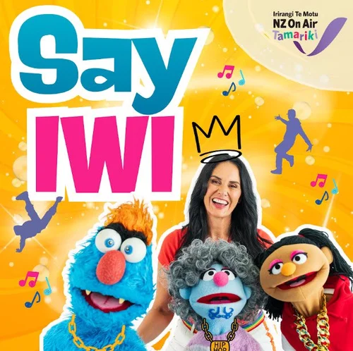 Say Iwi artwork from the Miss Nicky Says Pepeha project